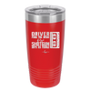 Driver Picks the Music Shotgun Shuts His Piehole - Laser Engraved Stainless Steel Drinkware - 2424 -