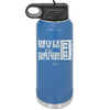 Driver Picks the Music Shotgun Shuts His Piehole - Laser Engraved Stainless Steel Drinkware - 2424 -