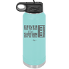 Driver Picks the Music Shotgun Shuts His Piehole - Laser Engraved Stainless Steel Drinkware - 2424 -