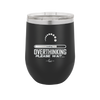 Overthinking Please Wait - Laser Engraved Stainless Steel Drinkware - 2429 -