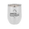 Overthinking Please Wait - Laser Engraved Stainless Steel Drinkware - 2429 -