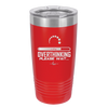 Overthinking Please Wait - Laser Engraved Stainless Steel Drinkware - 2429 -