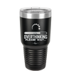 Overthinking Please Wait - Laser Engraved Stainless Steel Drinkware - 2429 -