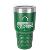 Overthinking Please Wait - Laser Engraved Stainless Steel Drinkware - 2429 -