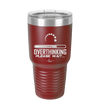 Overthinking Please Wait - Laser Engraved Stainless Steel Drinkware - 2429 -