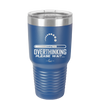 Overthinking Please Wait - Laser Engraved Stainless Steel Drinkware - 2429 -
