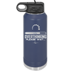 Overthinking Please Wait - Laser Engraved Stainless Steel Drinkware - 2429 -