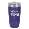 Wine Because Murder is Bad - Laser Engraved Stainless Steel Drinkware - 2434 -