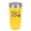 Wine Because Murder is Bad - Laser Engraved Stainless Steel Drinkware - 2434 -
