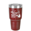 Wine Because Murder is Bad - Laser Engraved Stainless Steel Drinkware - 2434 -