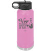 Wine Because Murder is Bad - Laser Engraved Stainless Steel Drinkware - 2434 -