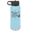 Wine Because Murder is Bad - Laser Engraved Stainless Steel Drinkware - 2434 -