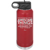 Wondering What Awesome Things I'm Going to be Ashamed Of This Weekend - Laser Engraved Stainless Steel Drinkware - 2456 -