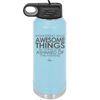 Wondering What Awesome Things I'm Going to be Ashamed Of This Weekend - Laser Engraved Stainless Steel Drinkware - 2456 -