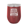 Payback is a Bitch Revenge is Sweet I'm the Sweetest Bitch - Laser Engraved Stainless Steel Drinkware - 2468 -