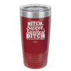 Payback is a Bitch Revenge is Sweet I'm the Sweetest Bitch - Laser Engraved Stainless Steel Drinkware - 2468 -