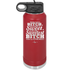 Payback is a Bitch Revenge is Sweet I'm the Sweetest Bitch - Laser Engraved Stainless Steel Drinkware - 2468 -