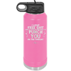 I Love Free Shit and it Costs Me Nothing to Punch You in the Throat - Laser Engraved Stainless Steel Drinkware - 2470 -