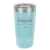 You Don't Like Me Fuck Off and Problem Solved - Laser Engraved Stainless Steel Drinkware - 2472 -