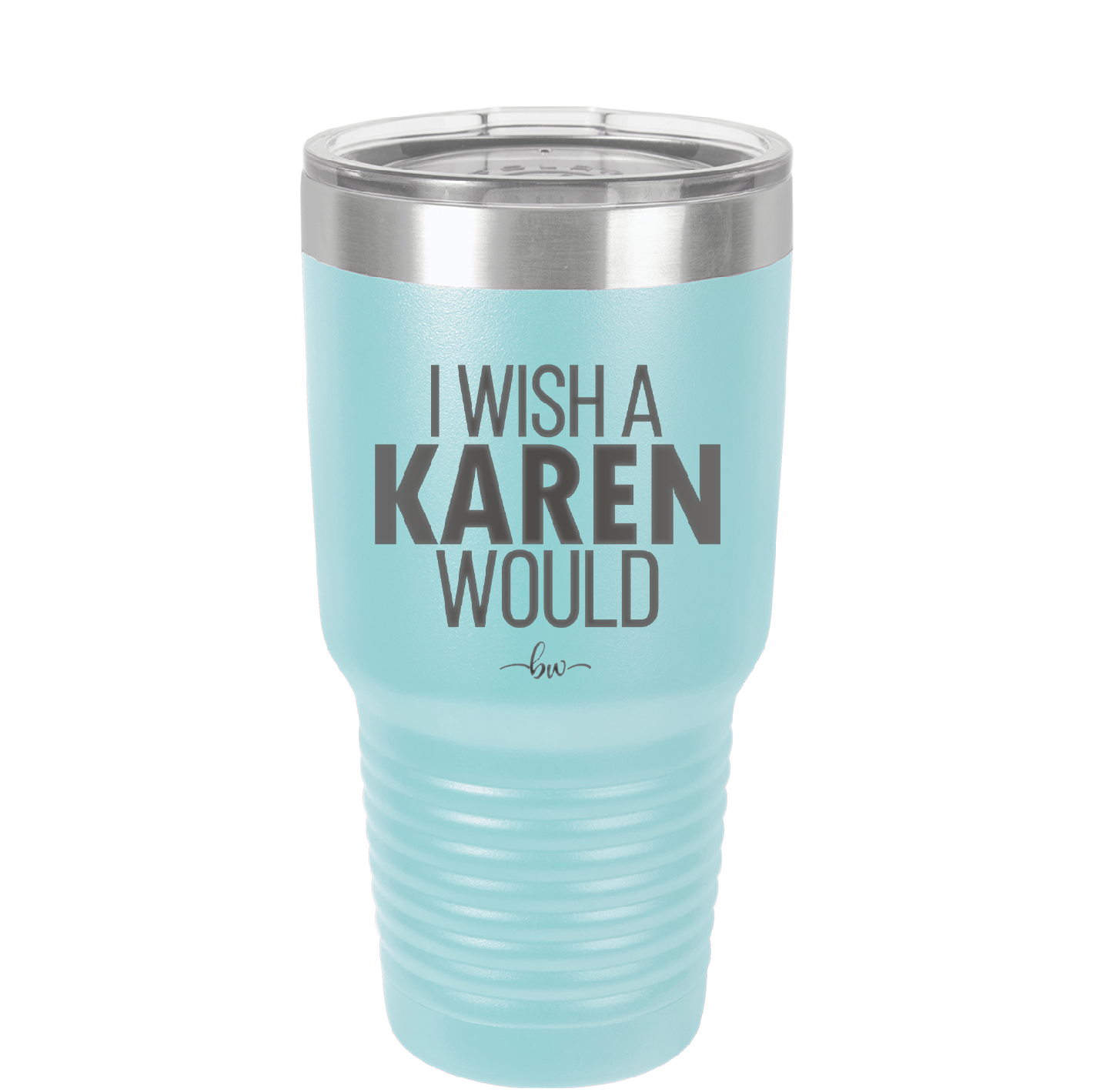 I Wish a Karen Would - Laser Engraved Stainless Steel Drinkware - 2483 -