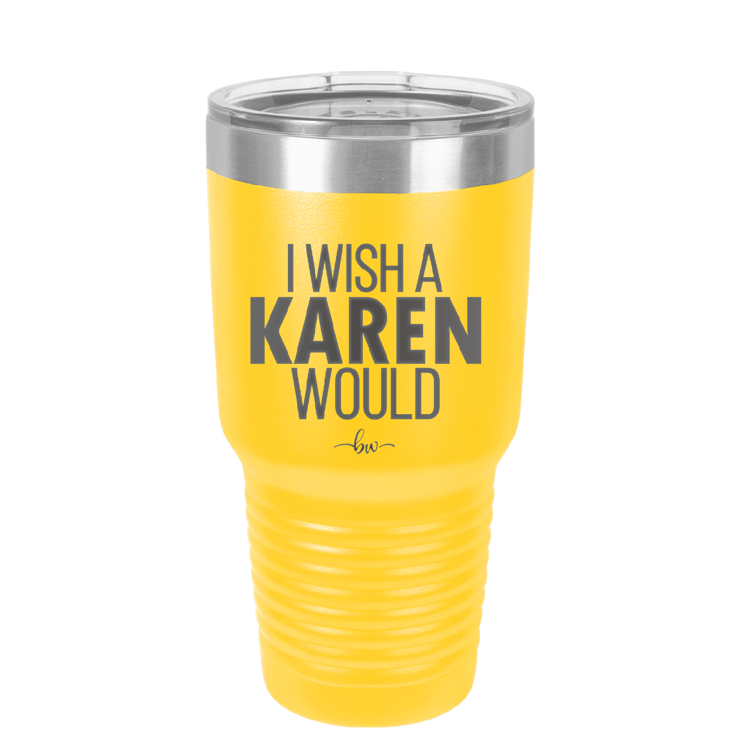 I Wish a Karen Would - Laser Engraved Stainless Steel Drinkware - 2483 -