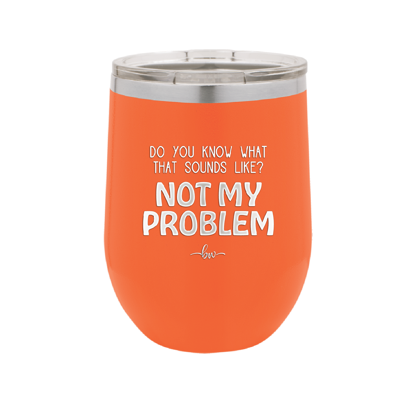 Do You Know What That Sounds Like? Not My Problem - Laser Engraved Stainless Steel Drinkware - 2486 -