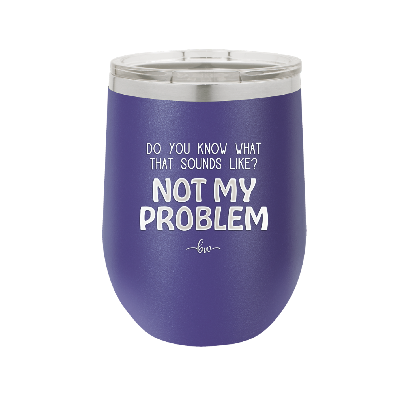 Do You Know What That Sounds Like? Not My Problem - Laser Engraved Stainless Steel Drinkware - 2486 -