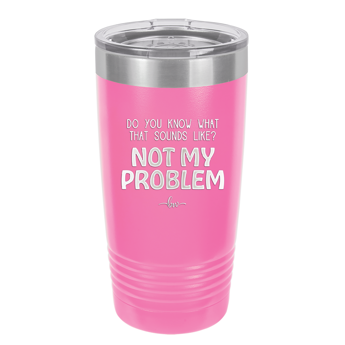 Do You Know What That Sounds Like? Not My Problem - Laser Engraved Stainless Steel Drinkware - 2486 -
