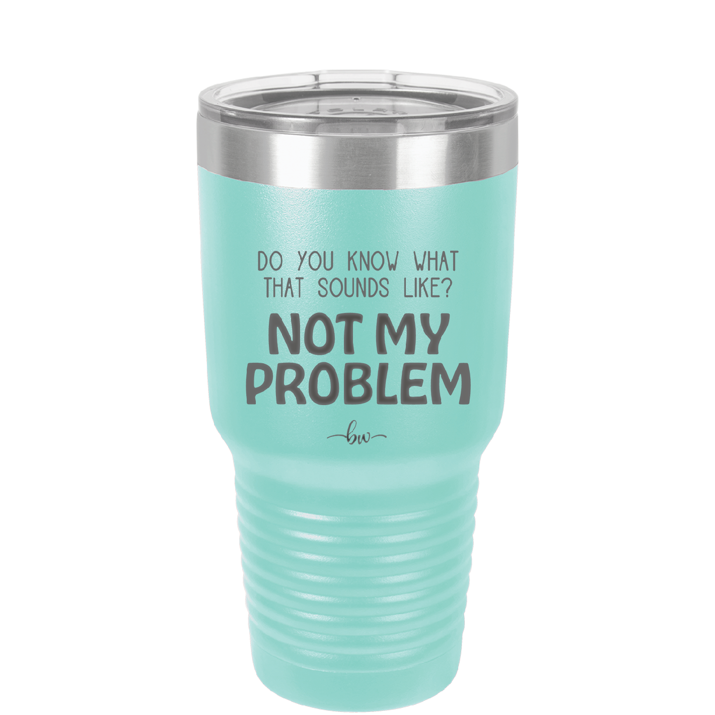 Do You Know What That Sounds Like? Not My Problem - Laser Engraved Stainless Steel Drinkware - 2486 -