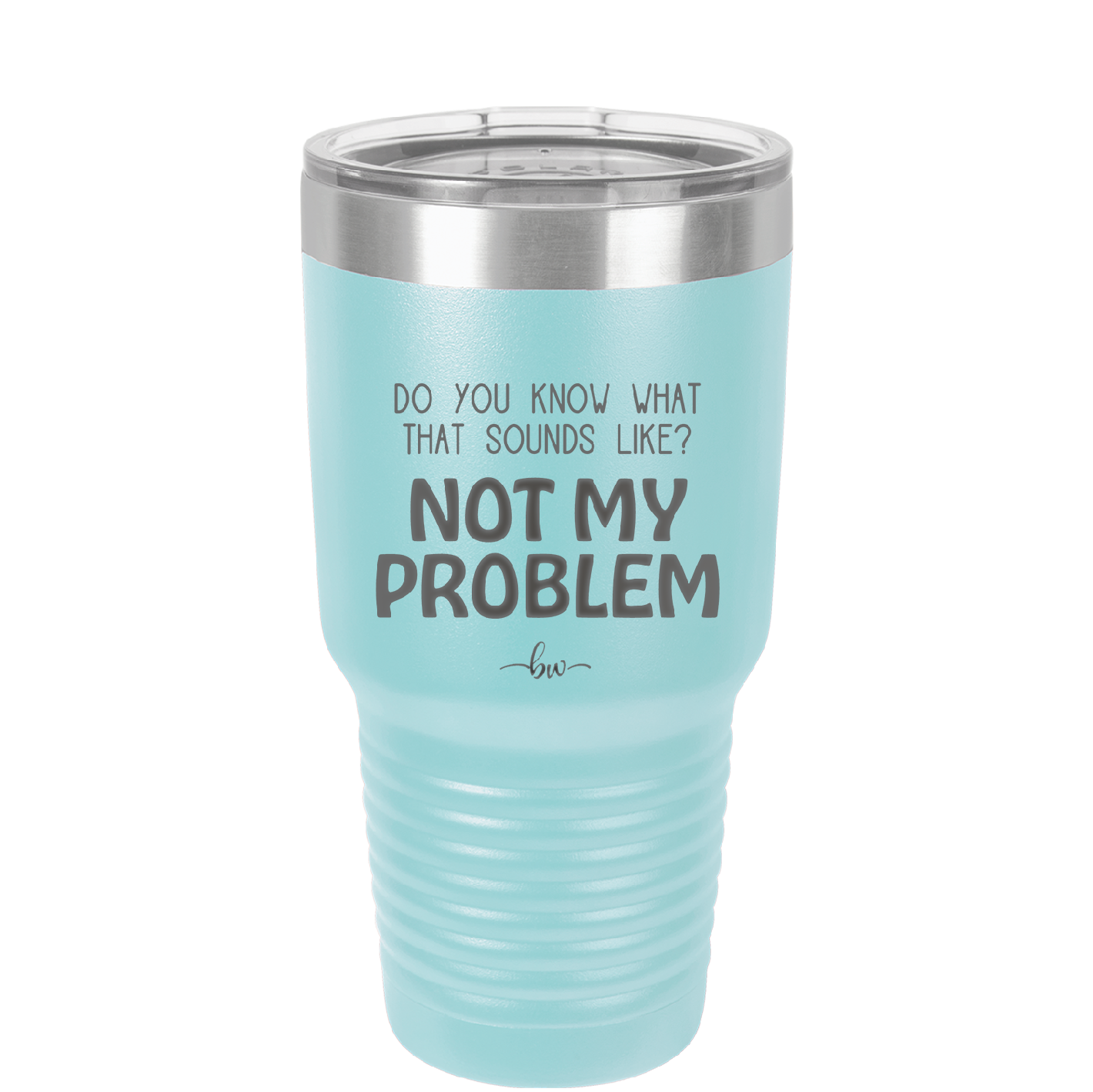 Do You Know What That Sounds Like? Not My Problem - Laser Engraved Stainless Steel Drinkware - 2486 -