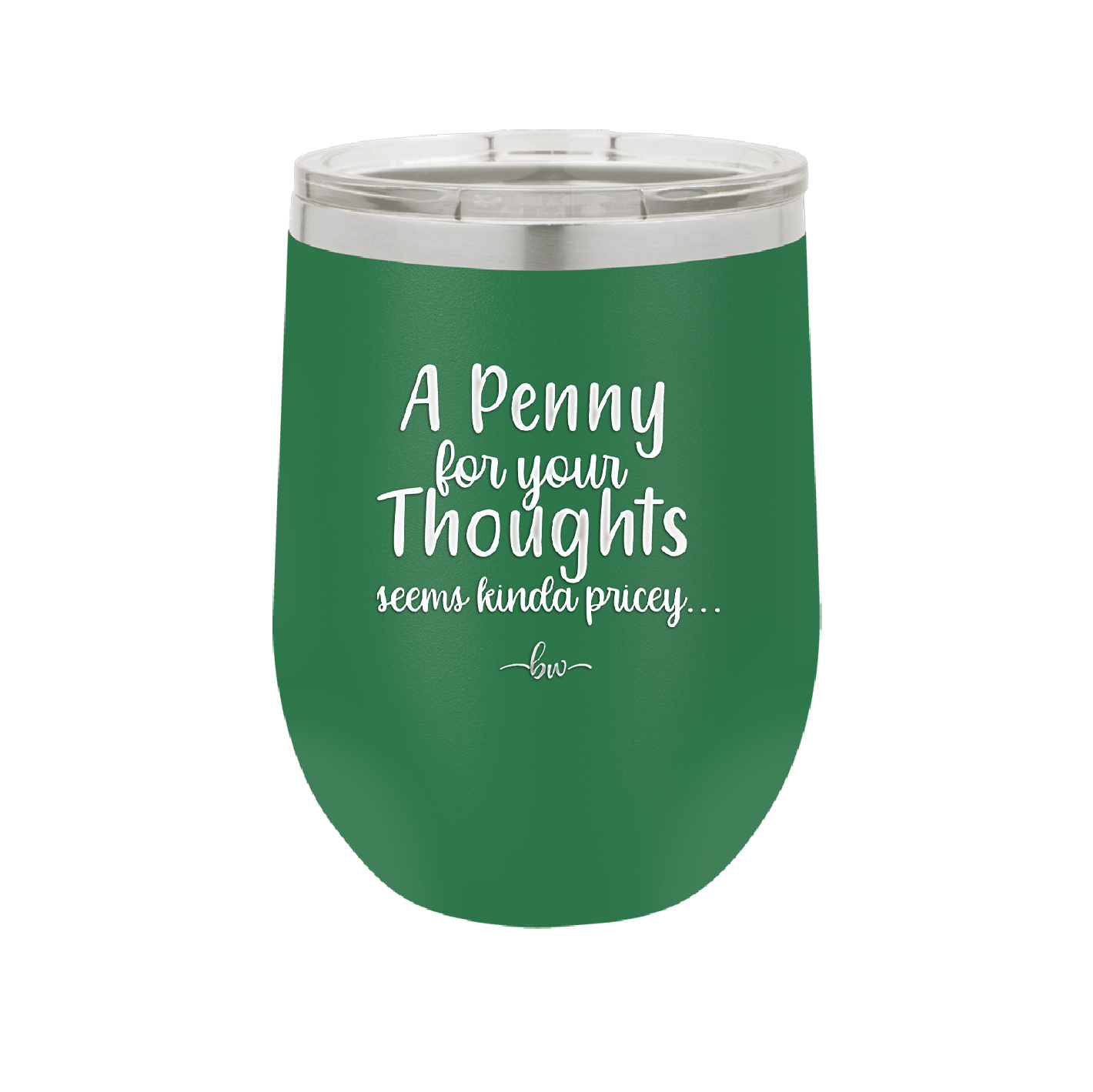 A Penny for Your Thoughts Seems Kinda Pricey - Laser Engraved Stainless Steel Drinkware - 2488 -