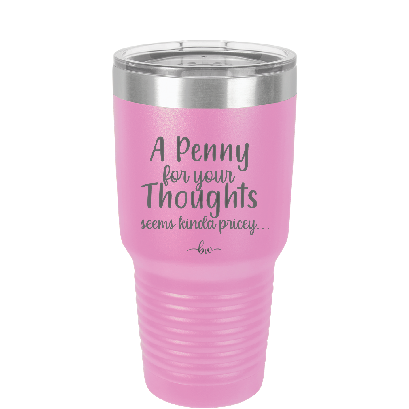A Penny for Your Thoughts Seems Kinda Pricey - Laser Engraved Stainless Steel Drinkware - 2488 -