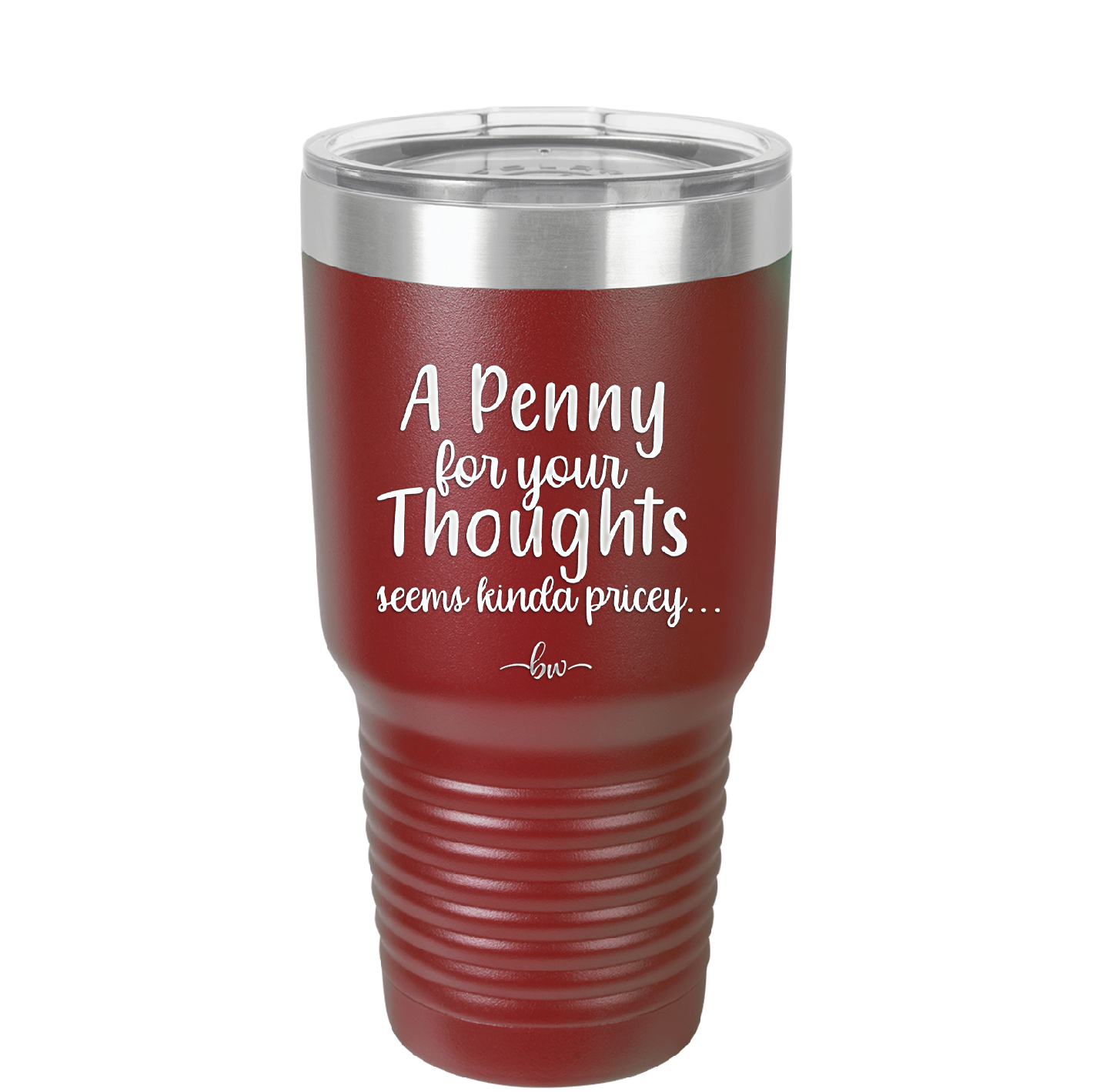 A Penny for Your Thoughts Seems Kinda Pricey - Laser Engraved Stainless Steel Drinkware - 2488 -