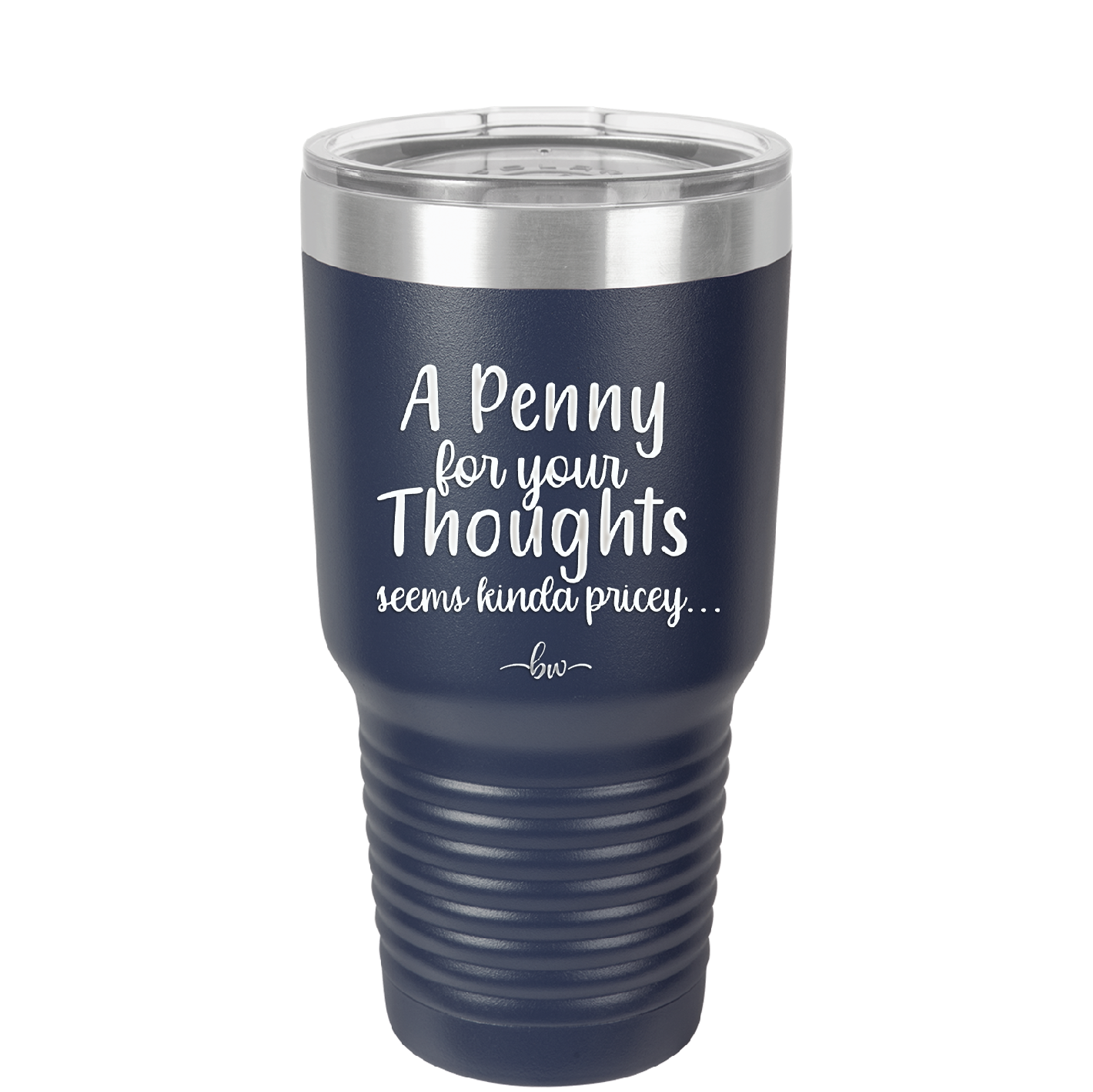 A Penny for Your Thoughts Seems Kinda Pricey - Laser Engraved Stainless Steel Drinkware - 2488 -