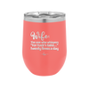 Wife the One Who Whispers For Fucks Sake Twenty Times a Day - Laser Engraved Stainless Steel Drinkware - 2491 -