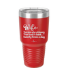 Wife the One Who Whispers For Fucks Sake Twenty Times a Day - Laser Engraved Stainless Steel Drinkware - 2491 -