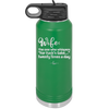Wife the One Who Whispers For Fucks Sake Twenty Times a Day - Laser Engraved Stainless Steel Drinkware - 2491 -