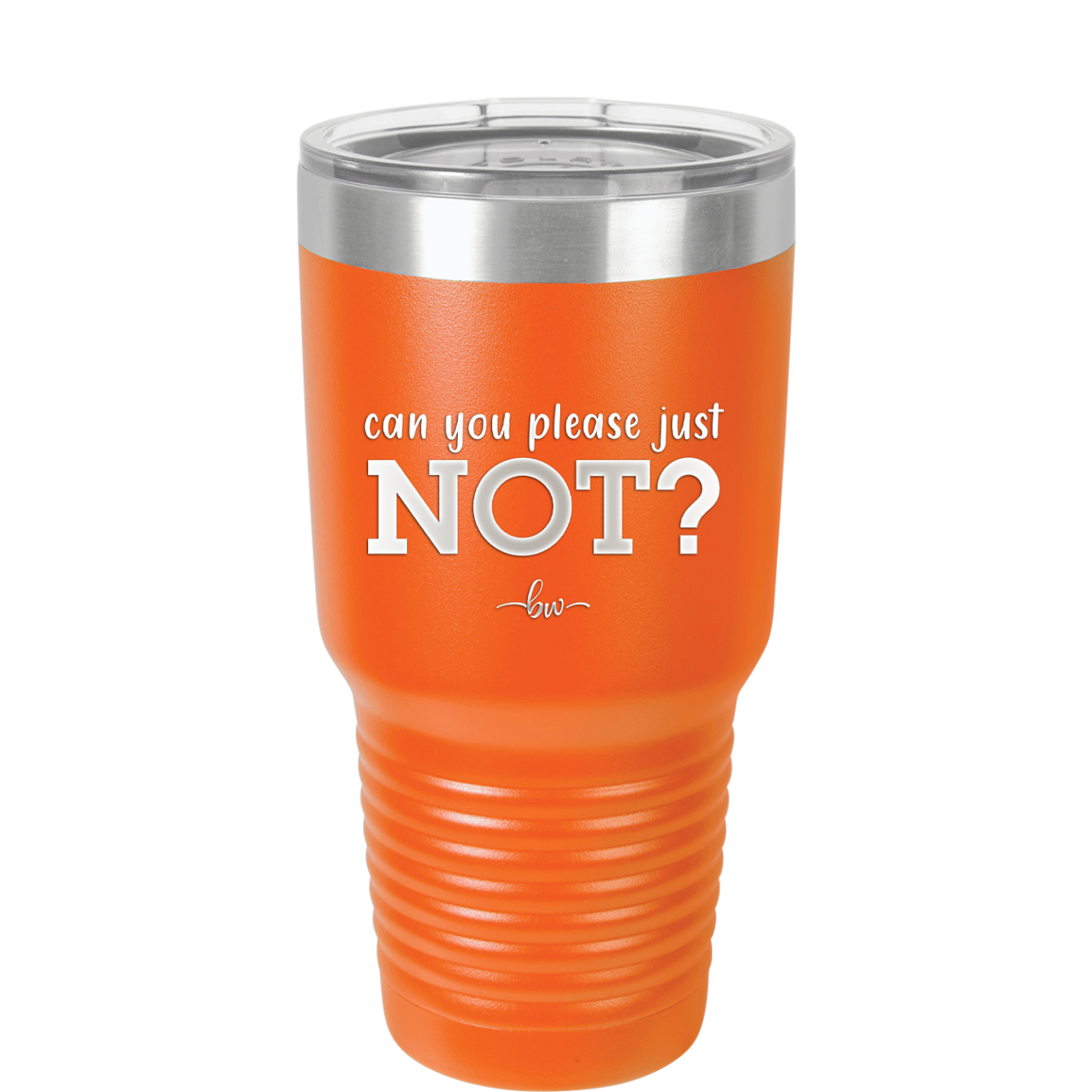 Can You Please Just Not - Laser Engraved Stainless Steel Drinkware - 2516 -