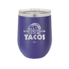 My New Years Resolution is to Eat More Tacos - Laser Engraved Stainless Steel Drinkware - 2518 -