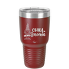Chill Gnomie 1 - Laser Engraved Stainless Steel Drinkware - 2528 -