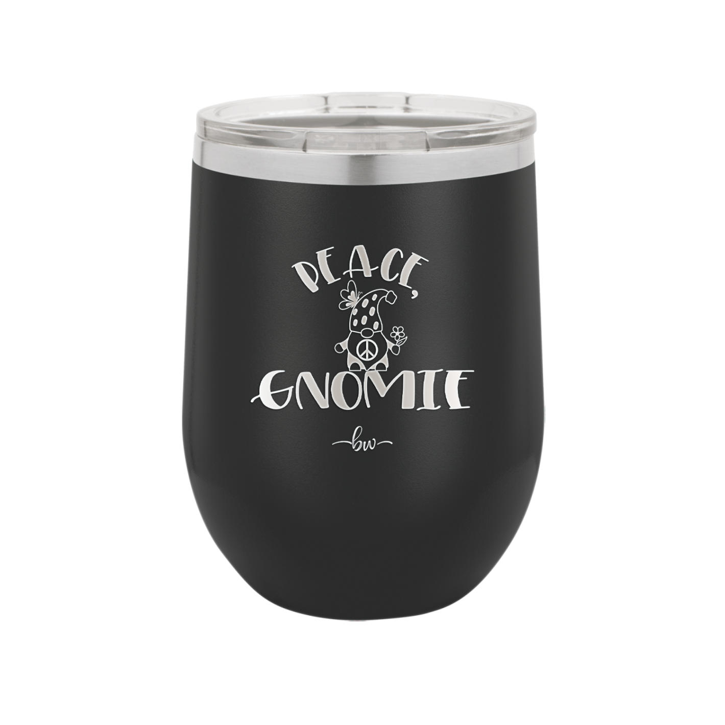 Peace Gnomie 1 - Laser Engraved Stainless Steel Drinkware - 2530 -