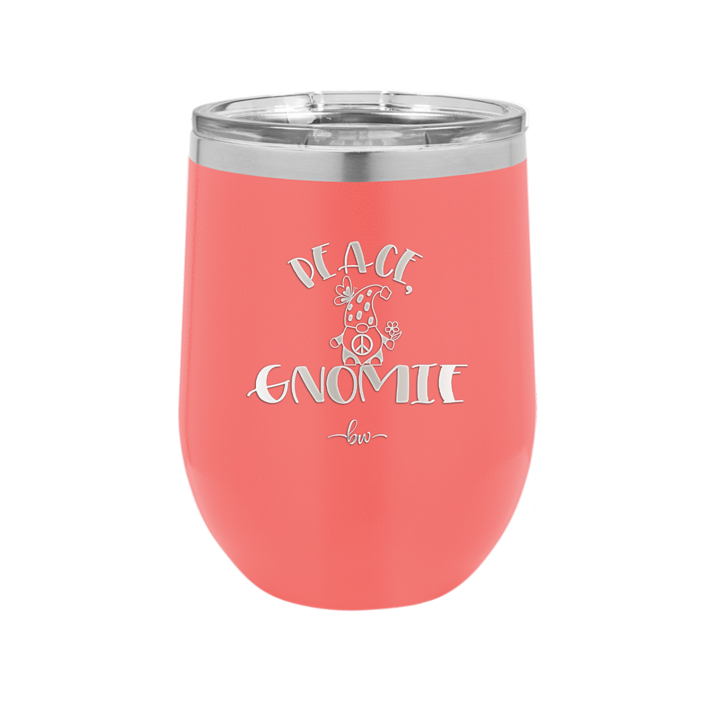 Peace Gnomie 1 - Laser Engraved Stainless Steel Drinkware - 2530 -