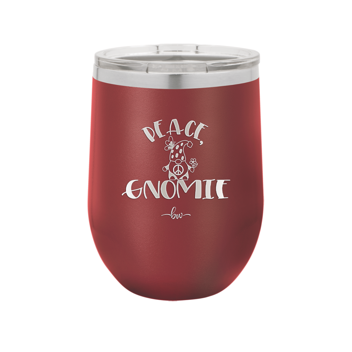 Peace Gnomie 1 - Laser Engraved Stainless Steel Drinkware - 2530 -