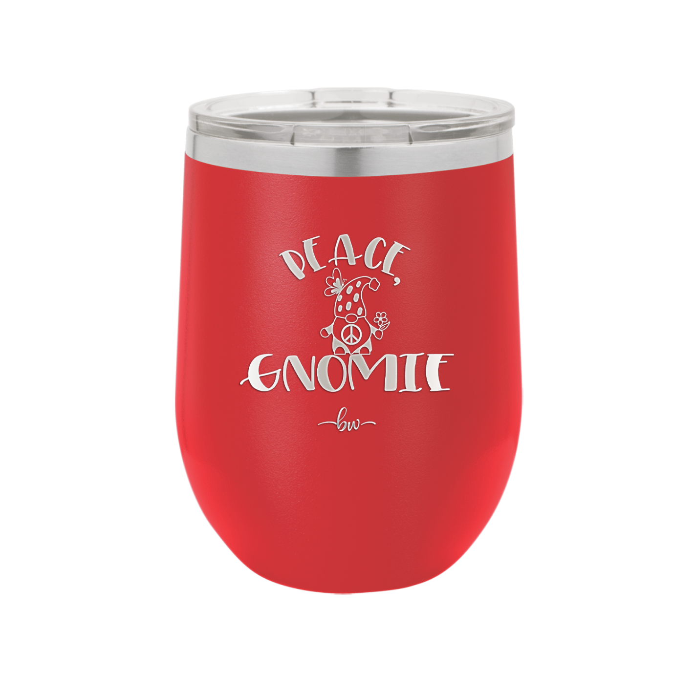 Peace Gnomie 1 - Laser Engraved Stainless Steel Drinkware - 2530 -