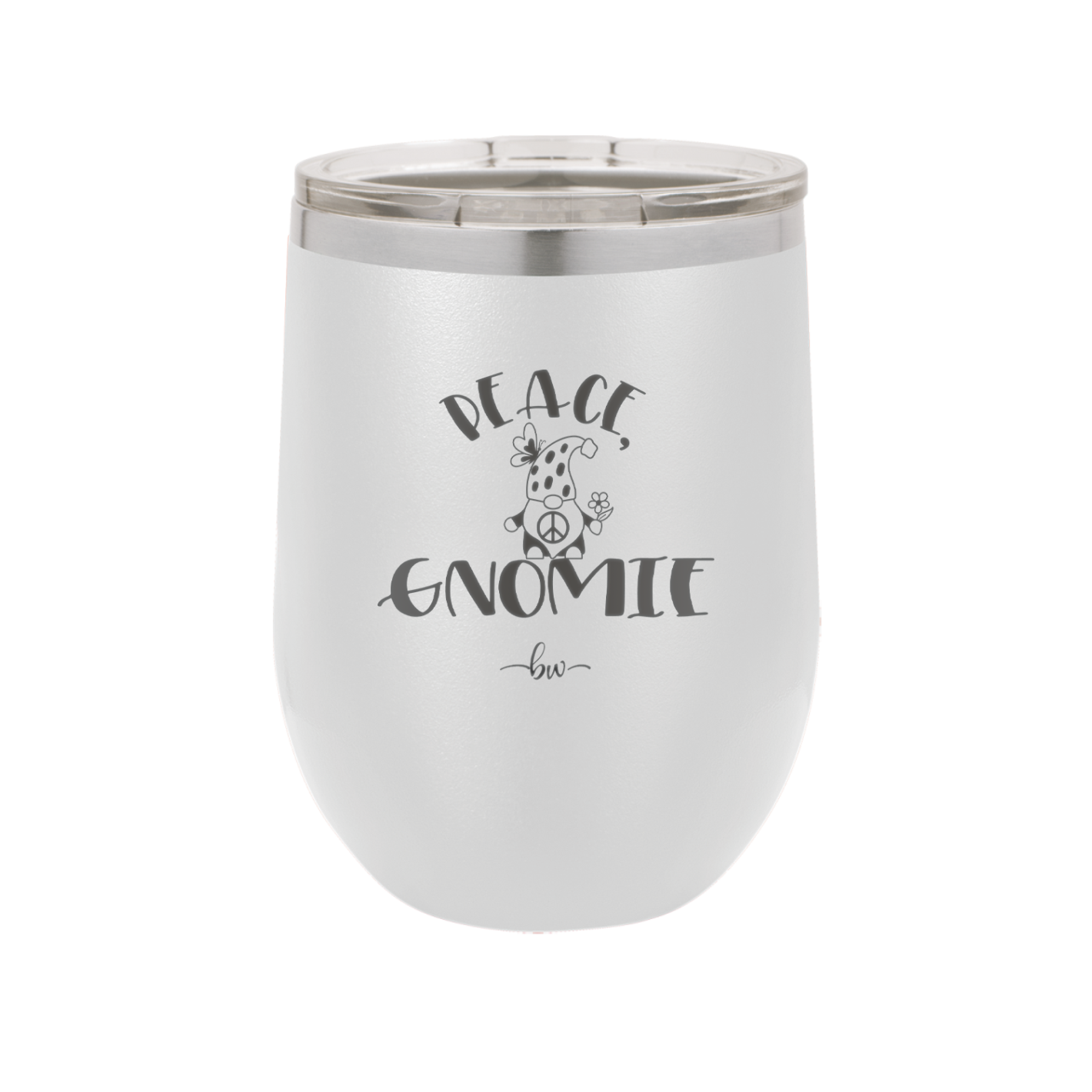 Peace Gnomie 1 - Laser Engraved Stainless Steel Drinkware - 2530 -