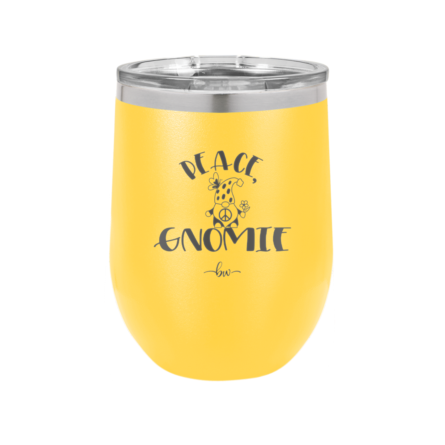 Peace Gnomie 1 - Laser Engraved Stainless Steel Drinkware - 2530 -