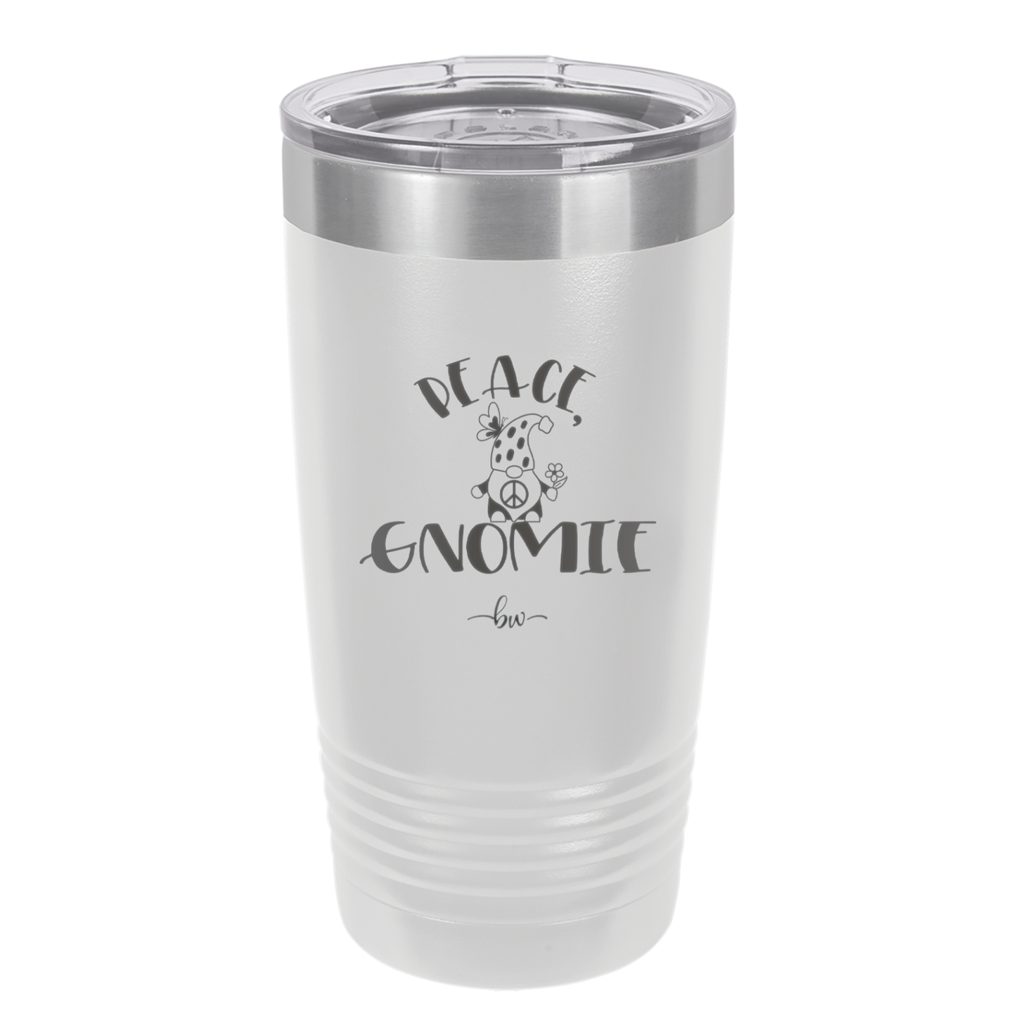 Peace Gnomie 1 - Laser Engraved Stainless Steel Drinkware - 2530 -