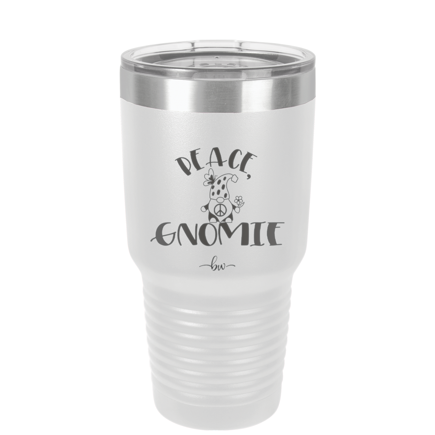 Peace Gnomie 1 - Laser Engraved Stainless Steel Drinkware - 2530 -