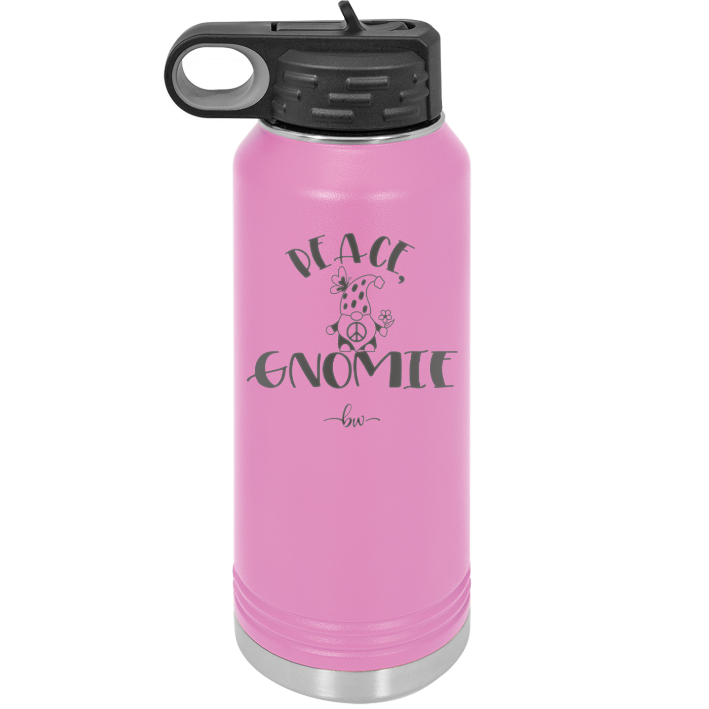Peace Gnomie 1 - Laser Engraved Stainless Steel Drinkware - 2530 -