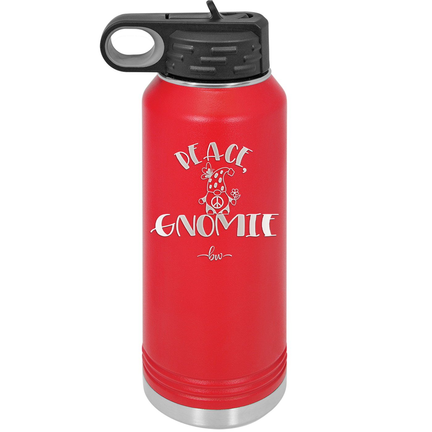 Peace Gnomie 1 - Laser Engraved Stainless Steel Drinkware - 2530 -